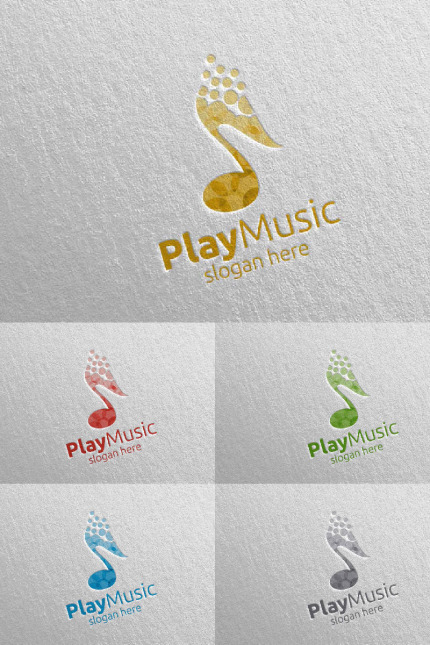 Kit Graphique #95182 Music Logo Divers Modles Web - Logo template Preview