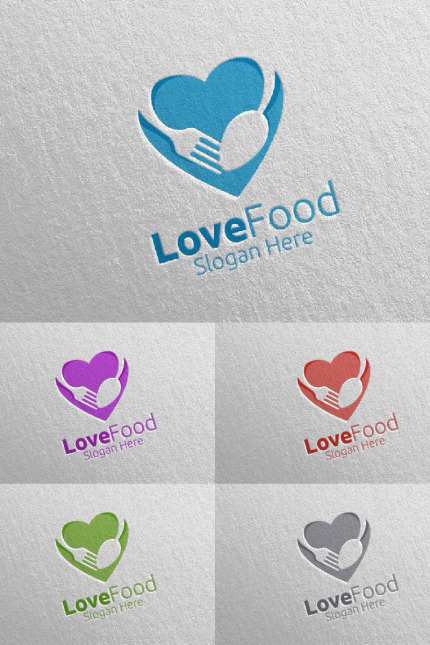 Kit Graphique #95188 Food Logo Divers Modles Web - Logo template Preview