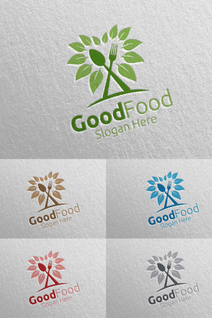 Kit Graphique #95197 Food Logo Divers Modles Web - Logo template Preview