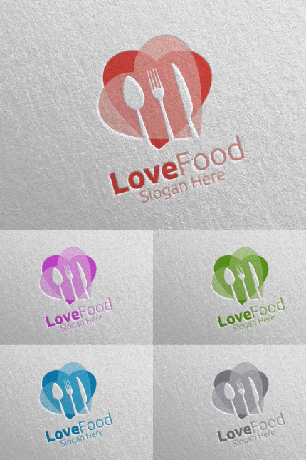 Kit Graphique #95200 Food Logo Divers Modles Web - Logo template Preview