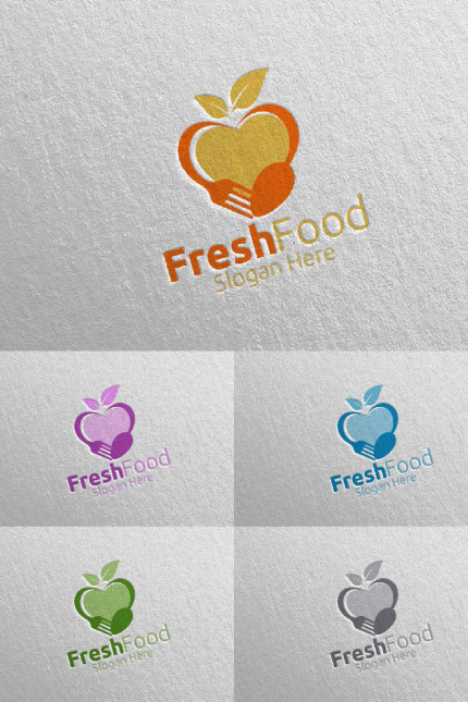 Kit Graphique #95223 Food Logo Divers Modles Web - Logo template Preview