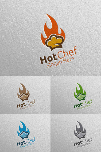 Kit Graphique #95225 Food Logo Divers Modles Web - Logo template Preview