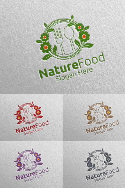 Kit Graphique #95234 Food Logo Divers Modles Web - Logo template Preview