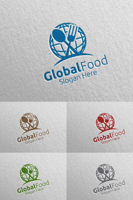 Kit Graphique #95236 Food Logo Divers Modles Web - Logo template Preview