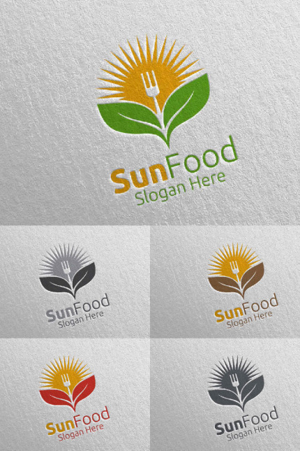 Kit Graphique #95237 Food Logo Divers Modles Web - Logo template Preview