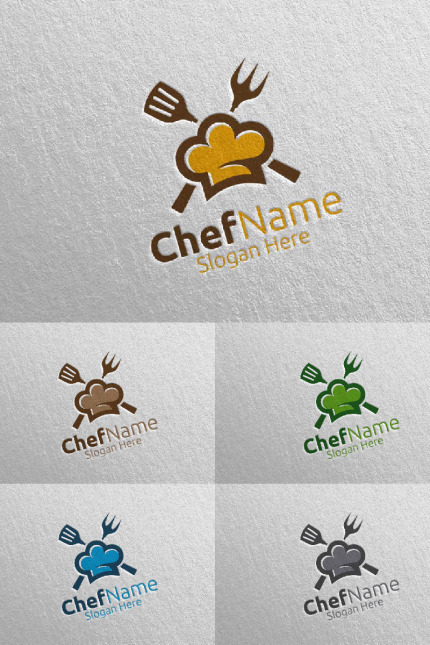 Kit Graphique #95262 Food Logo Divers Modles Web - Logo template Preview