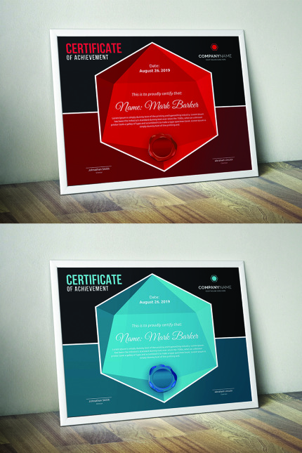 Kit Graphique #95322 Certificate Corporate Divers Modles Web - Logo template Preview