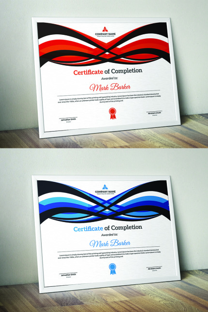 Kit Graphique #95324 Certificate Corporate Divers Modles Web - Logo template Preview