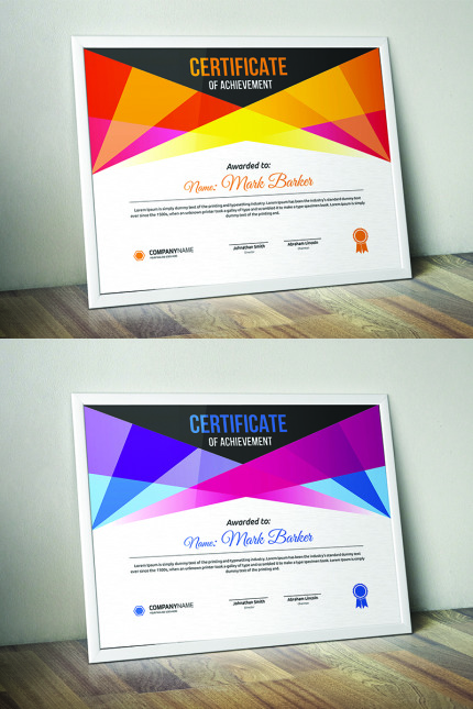 Kit Graphique #95325 Certificate Corporate Divers Modles Web - Logo template Preview