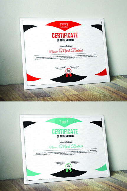 Kit Graphique #95328 Certificate Corporate Divers Modles Web - Logo template Preview