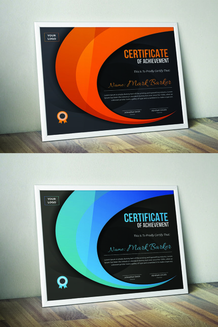 Kit Graphique #95329 Certificate Corporate Divers Modles Web - Logo template Preview