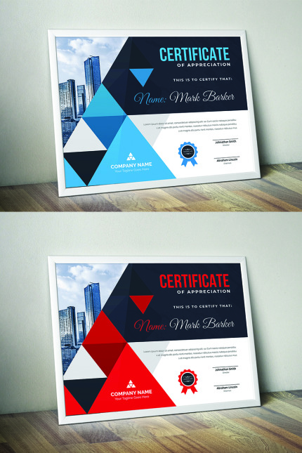 Kit Graphique #95332 Certificate Corporate Divers Modles Web - Logo template Preview