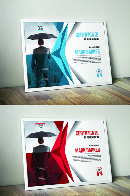 Kit Graphique #95335 Certificate Corporate Divers Modles Web - Logo template Preview