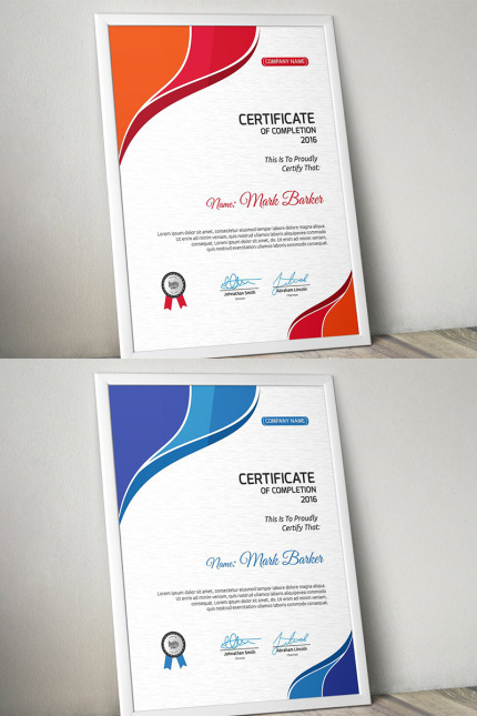 Kit Graphique #95382 Certificate Corporate Divers Modles Web - Logo template Preview