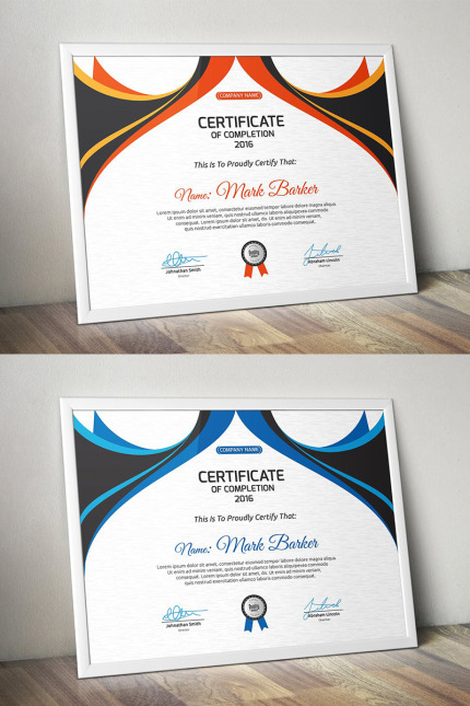 Kit Graphique #95383 Certificate Corporate Divers Modles Web - Logo template Preview