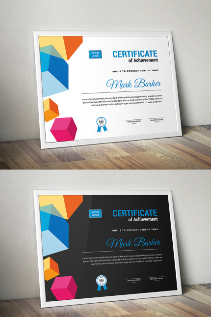 Kit Graphique #95387 Certificate Entreprise Divers Modles Web - Logo template Preview