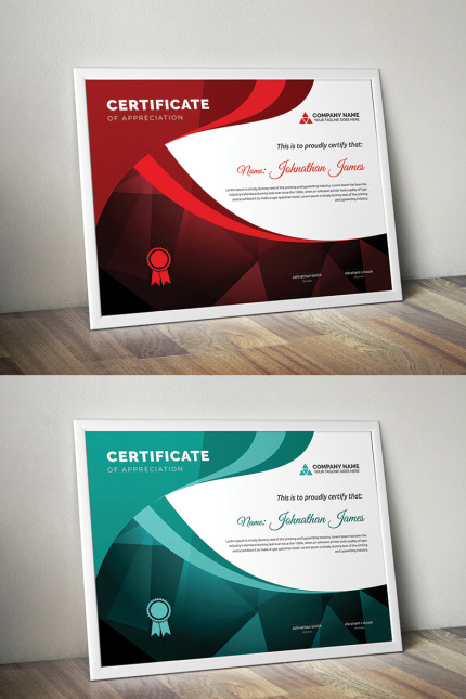 Kit Graphique #95388 Certificate Corporate Divers Modles Web - Logo template Preview