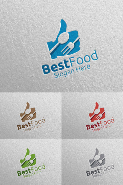 Kit Graphique #95422 Food Logo Divers Modles Web - Logo template Preview