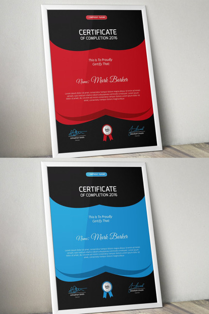 Kit Graphique #95647 Certificate Corporate Divers Modles Web - Logo template Preview