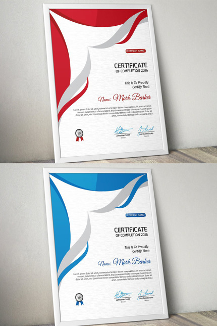 Kit Graphique #95648 Certificate Corporate Divers Modles Web - Logo template Preview