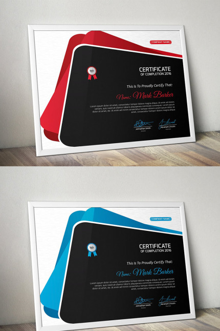 Kit Graphique #95652 Certificate Corporate Divers Modles Web - Logo template Preview