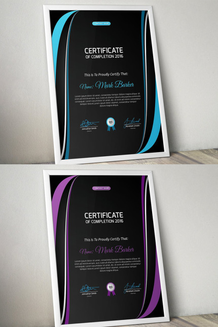 Kit Graphique #95656 Certificate Corporate Divers Modles Web - Logo template Preview