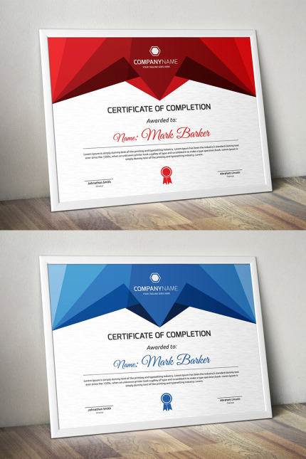 Kit Graphique #95686 Certificate Corporate Divers Modles Web - Logo template Preview