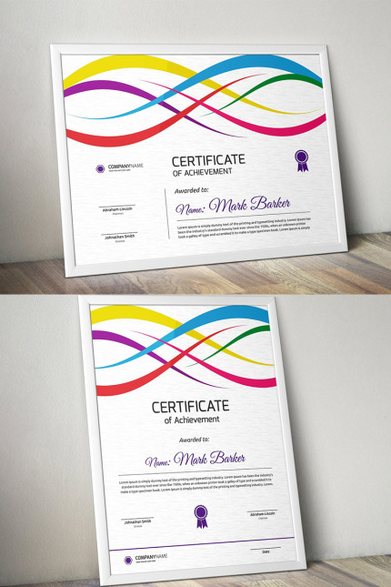 Kit Graphique #95687 Certificate Corporate Divers Modles Web - Logo template Preview