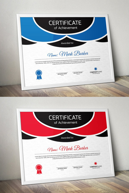 Kit Graphique #95689 Certificate Corporate Divers Modles Web - Logo template Preview