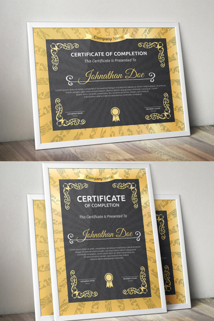 Kit Graphique #95691 Certificate Corporate Divers Modles Web - Logo template Preview