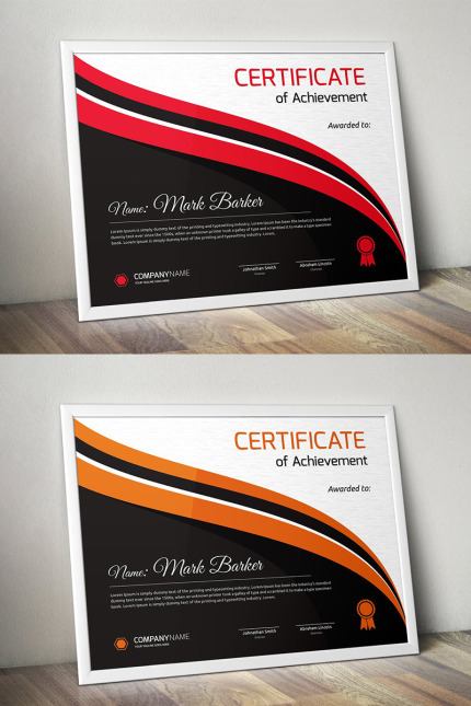 Kit Graphique #95692 Certificate Corporate Divers Modles Web - Logo template Preview