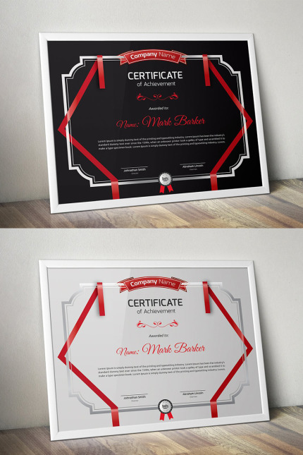 Kit Graphique #95695 Certificate Corporate Divers Modles Web - Logo template Preview