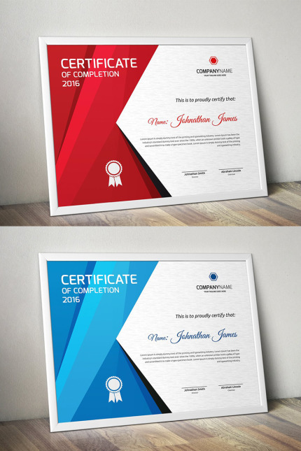 Kit Graphique #95696 Certificate Corporate Divers Modles Web - Logo template Preview