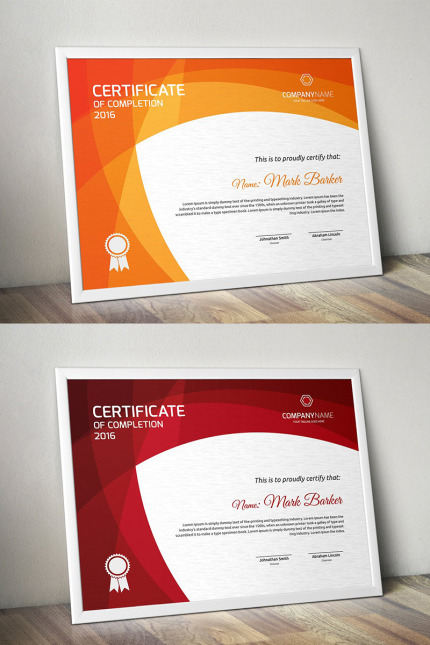 Kit Graphique #95697 Certificate Entreprise Divers Modles Web - Logo template Preview