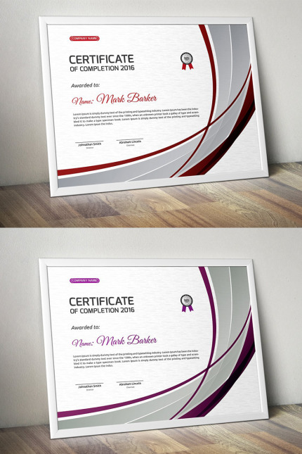 Kit Graphique #95699 Certificate Entreprise Divers Modles Web - Logo template Preview