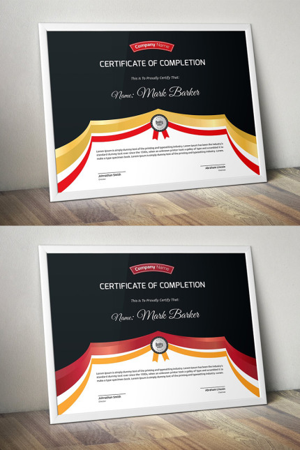 Kit Graphique #95700 Certificate Corporate Divers Modles Web - Logo template Preview