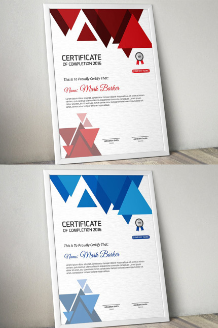 Kit Graphique #95701 Certificate Corporate Divers Modles Web - Logo template Preview