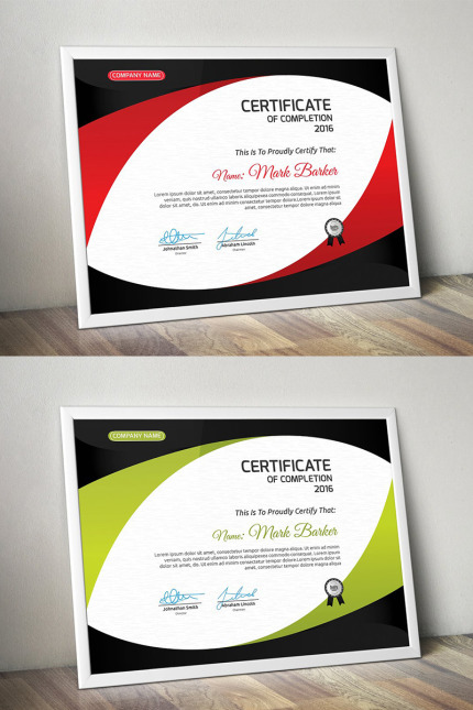 Kit Graphique #95703 Certificate Corporate Divers Modles Web - Logo template Preview