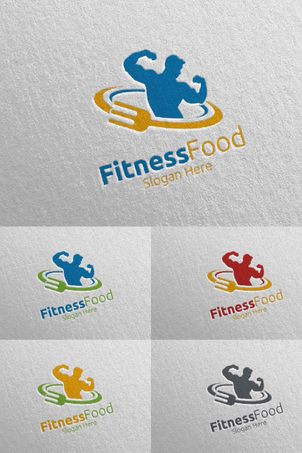 Kit Graphique #95728 Food Logo Divers Modles Web - Logo template Preview