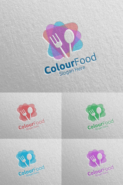 Kit Graphique #95741 Food Logo Divers Modles Web - Logo template Preview