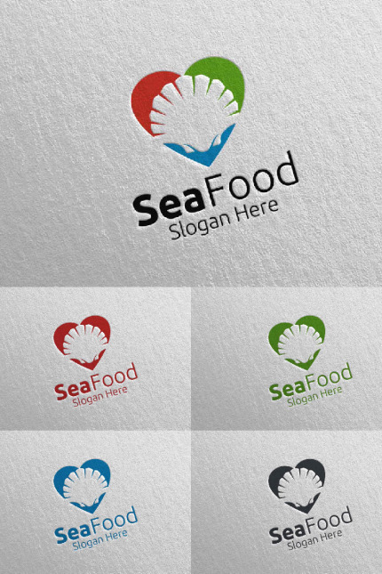 Kit Graphique #95753 Seafood Restaurant Divers Modles Web - Logo template Preview