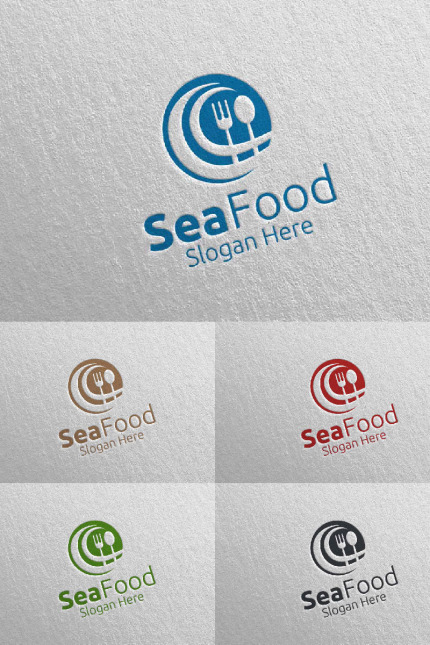 Kit Graphique #95758 Food Logo Divers Modles Web - Logo template Preview