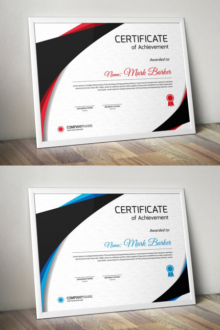 Kit Graphique #95792 Certificate Entreprise Divers Modles Web - Logo template Preview