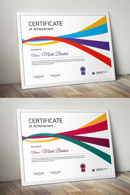 Kit Graphique #95793 Certificate Entreprise Divers Modles Web - Logo template Preview