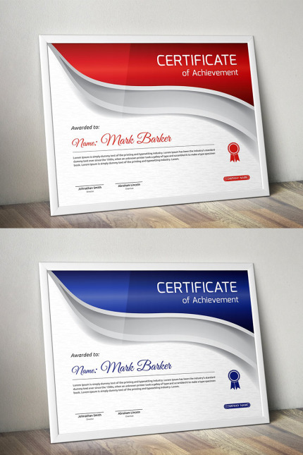 Kit Graphique #95799 Certificate Corporate Divers Modles Web - Logo template Preview