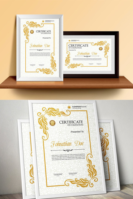 Kit Graphique #95857 Certificate Entreprise Divers Modles Web - Logo template Preview