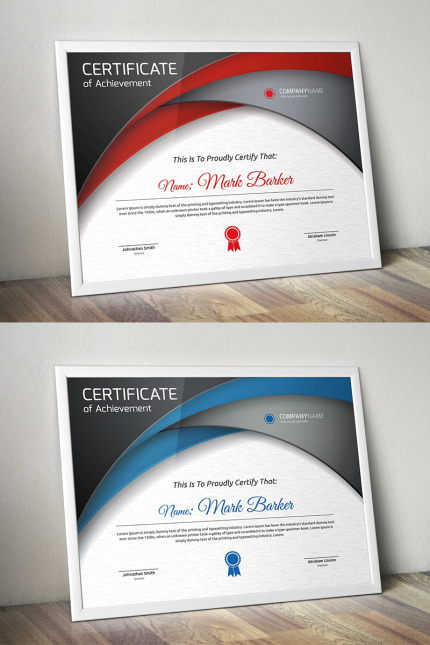 Kit Graphique #95861 Certificate Corporate Divers Modles Web - Logo template Preview