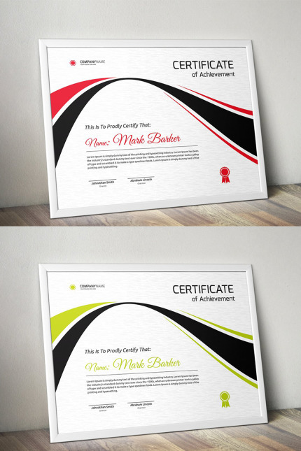 Kit Graphique #95920 Certificate Corporate Divers Modles Web - Logo template Preview