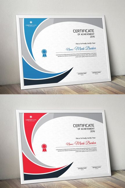 Kit Graphique #95923 Certificate Corporate Divers Modles Web - Logo template Preview