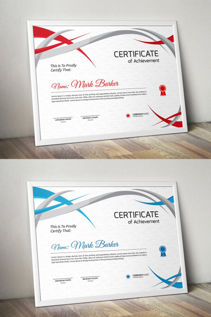 Kit Graphique #95925 Certificate Corporate Divers Modles Web - Logo template Preview